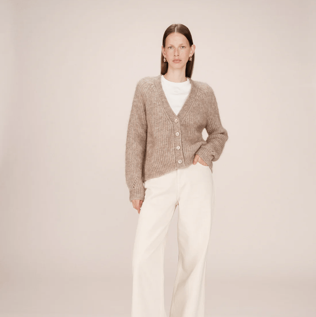 Cardigan greige Grace&Mila