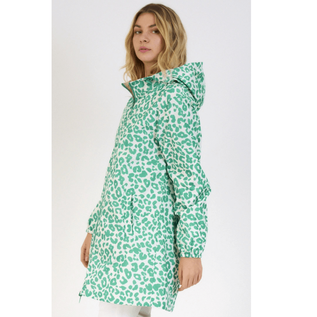 Parka réversible vert léo/ doré 