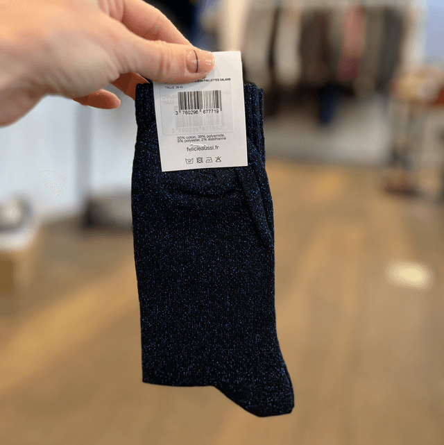 Chaussettes à paillettes « Drama Queen »