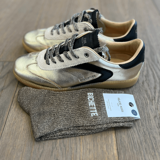 Chaussettes à paillettes « bichette »