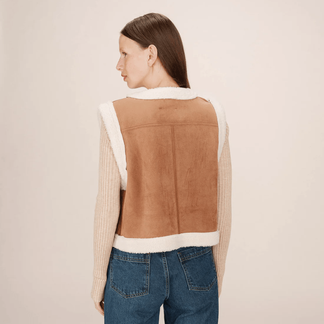 Gilet camel Grace&Mila