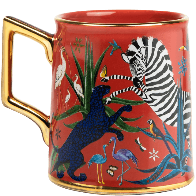 Tasse Jungle rouge 