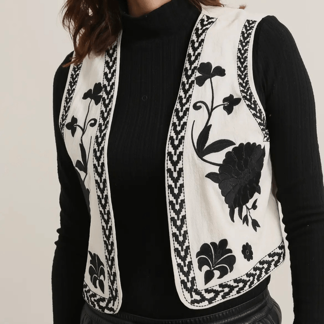 Gilet brodé 
