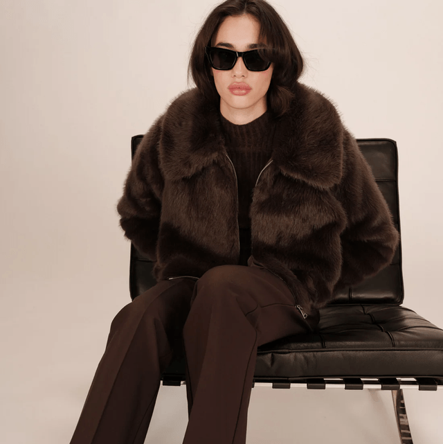 Veste fausse fourrure Grace&Mila