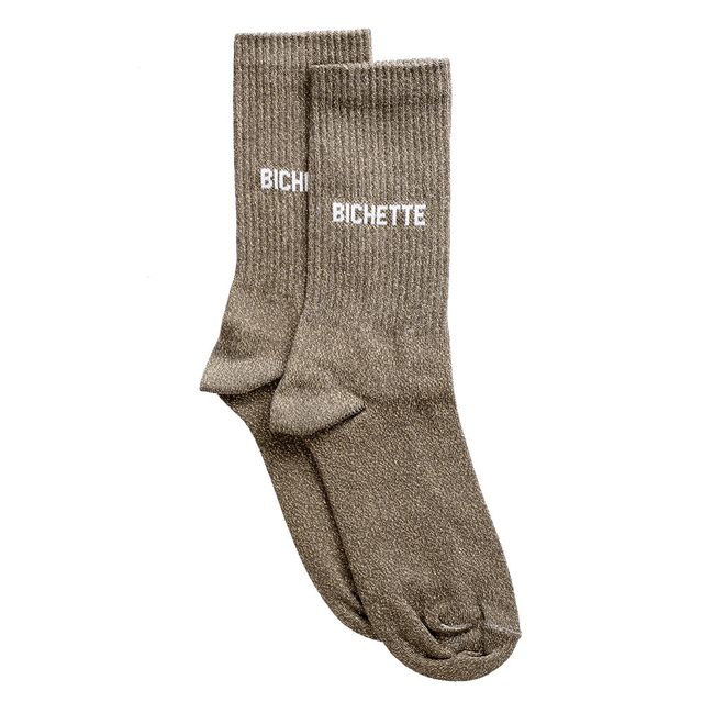 Chaussettes à paillettes « bichette »