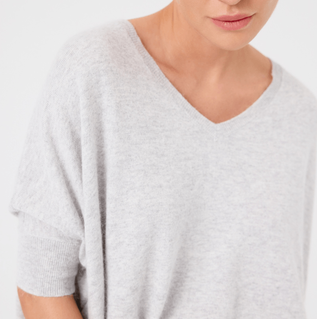 Pull Artlove Manches Courtes, gris 