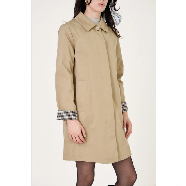 Veste mi-longue à revers