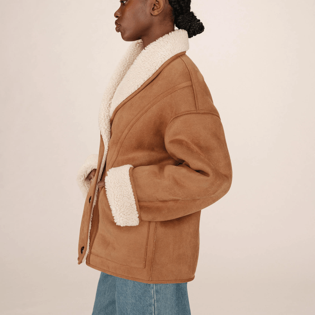 Veste faux shearling Grace&Mila 