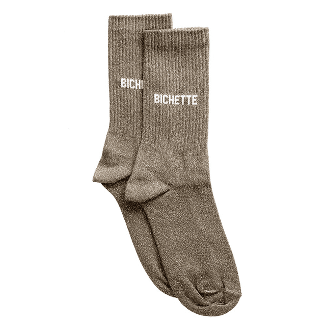 Chaussettes à paillettes « bichette »