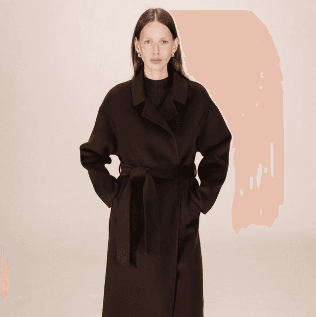 Manteau long chocolat Grace&amp;Mila 